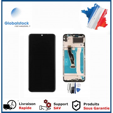Ecran LCD + Vitre tactile sur châssis pour Huawei Y6P et Y6P 2020 + Outils