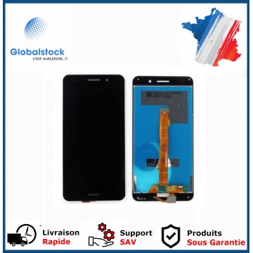 Ecran LCD + Vitre tactile pour Huawei Y6II Noir + Outils