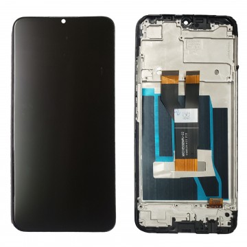 Ecran LCD + Vitre tactile sur châssis pour Realme C11 2021 RMX3231 Noir + Outils