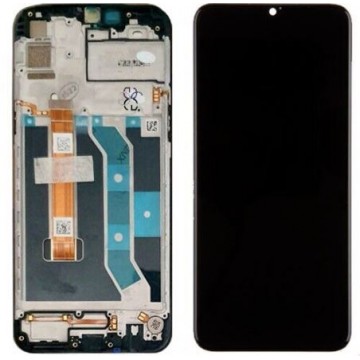 Ecran LCD + Vitre tactile sur châssis pour Realme 6i RMX2040 Noir + Outils