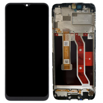 Ecran LCD + Vitre tactile sur châssis pour Realme 7i Noir