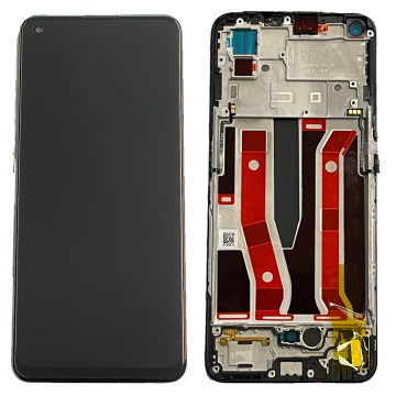 Ecran LCD + Vitre tactile sur châssis pour Oppo A94 5G CPH2211 Noir