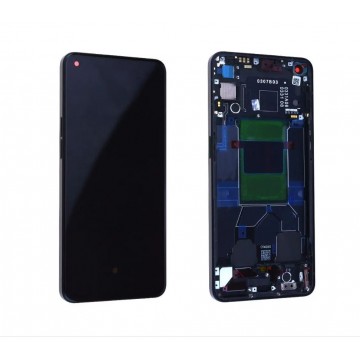 Ecran LCD + Vitre tactile sur châssis pour Oppo Reno 6 5G CPH2251 Noir