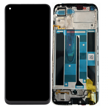 Ecran LCD + Vitre tactile sur châssis pour Realme 8 4G Noir