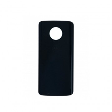 Vitre arrière (cache batterie) avec adhésif pour Motorola Moto G6 Bleu