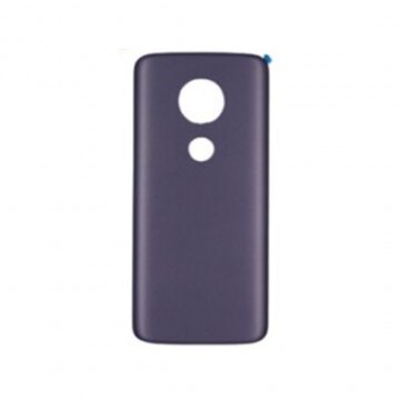 Vitre arrière (cache batterie) pour Motorola Moto E5 Gris + Logo