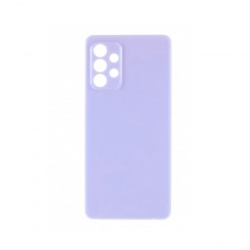 Vitre arrière (cache batterie) avec Adhésif pour Samsung Galaxy A52 A525/A52 5G Violet + Logo