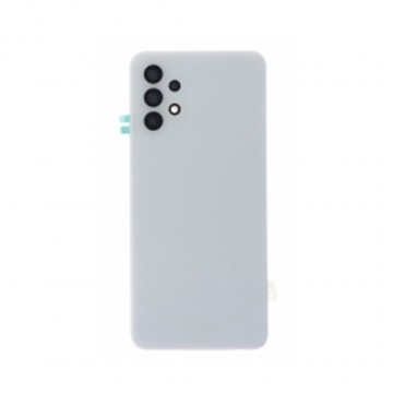 Vitre arrière pour Samsung Galaxy A32 5G Blanc avec lentille caméra