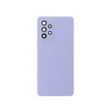 Vitre arrière pour Samsung Galaxy A52 A525 A52 5G A52s 5G A528 Violet avec lentille caméra