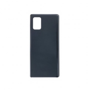 Vitre arrière (cache batterie) avec Adhésif pour Samsung Galaxy A71 5G UW SM-A716V Noir + Logo