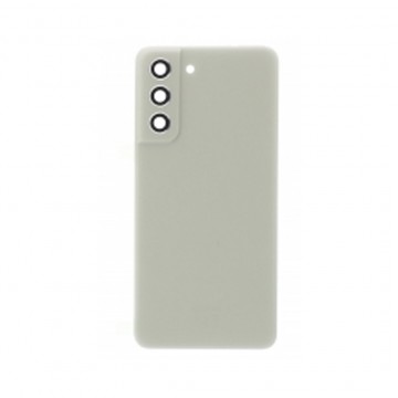 Vitre arrière pour Samsung Galaxy S21 FE 5G G990 Vert avec lentille caméra