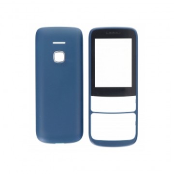 Châssis intermédiaire avec Vitre arrière pour Nokia 225 4G Bleu + Logo