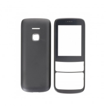 Châssis intermédiaire avec Vitre arrière pour Nokia 225 4G Noir + Logo