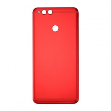 Vitre arrière (cache batterie) pour Huawei Honor 7X Rouge + Logo
