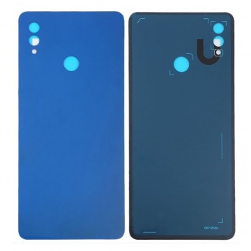 Vitre arrière (cache batterie) pour Huawei Honor Note 10 Bleu + Logo