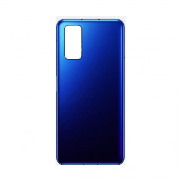 Vitre arrière (cache batterie) pour Huawei Honor View 30 Bleu + Logo