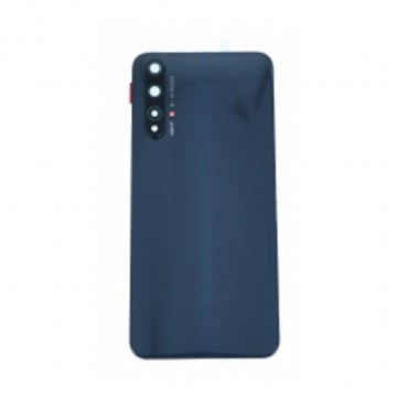 Vitre arrière pour Huawei Honor 20 Noir avec lentille caméra