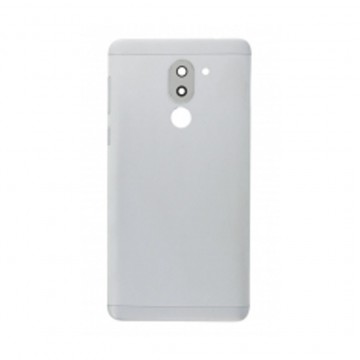 Vitre arrière pour Huawei Honor 6X Argent avec lentille caméra