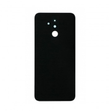 Vitre arrière avec Lentille camera + support pour Huawei Mate 20 Lite Noir