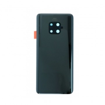 Vitre arrière pour Huawei Mate 20 Pro Noir avec lentille caméra
