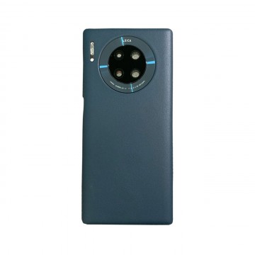 Vitre arrière (cache batterie) avec Lentille camera pour Huawei Mate 30 Vert + Logo