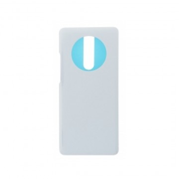 Vitre arrière (cache batterie) pour Huawei Mate 40 Pro Blanc + Logo