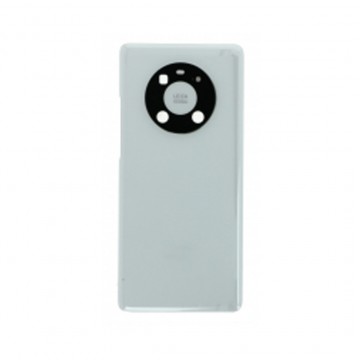 Vitre arrière pour Huawei Mate 40 Pro Blanc avec lentille caméra