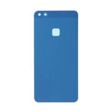 Vitre arrière (cache batterie) avec Adhésif pour Huawei P10 Lite Bleu + Logo