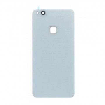 Vitre arrière (cache batterie) avec Adhésif pour Huawei P10 Lite Blanc + Logo