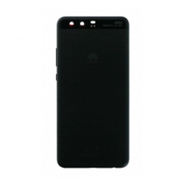 Vitre arrière (cache batterie) pour Huawei Ascend P10 Plus Noir + Logo