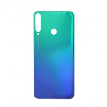 Vitre arrière pour Huawei P40 lite E Y7p dégradé Bleu