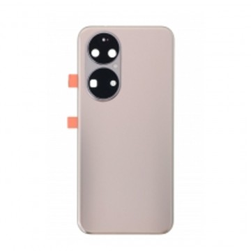 Vitre arrière pour Huawei P50 Or avec lentille caméra