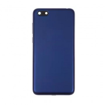 Vitre arrière pour Huawei Y5 Prime 2018 Bleu avec lentille caméra