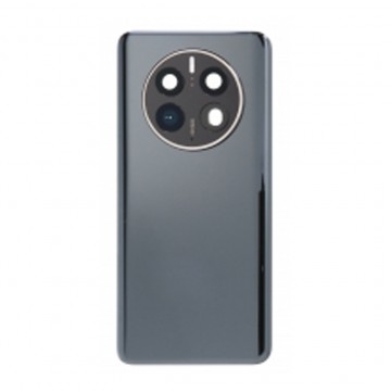 Vitre arrière pour Huawei Mate 50 Pro Noir avec lentille caméra