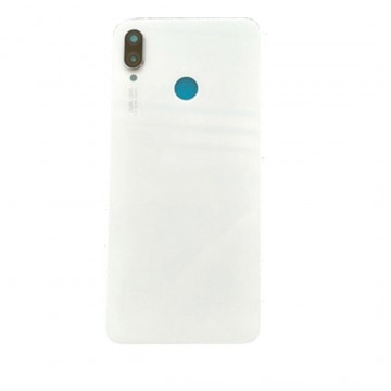 Vitre arrière pour Huawei P Smart Nova 3i Blanc avec lentille caméra