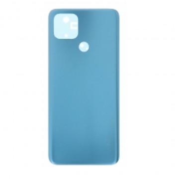 Vitre arrière (cache batterie) avec Adhésif pour Oppo A15 CPH2185 Bleu