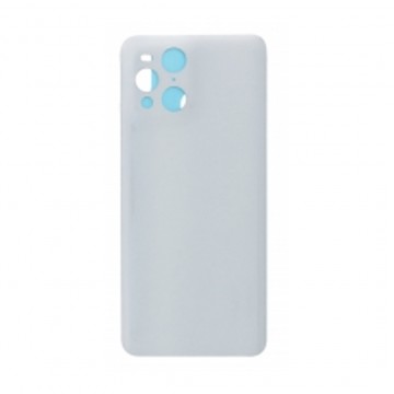 Vitre arrière (cache batterie) avec Adhésif pour Oppo Find X3 Pro CPH2173 Blanc