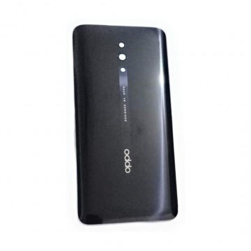 Vitre arrière (cache batterie) avec Adhésif pour Oppo Reno Noir