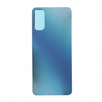 Vitre arrière (cache batterie) avec Adhésif pour Oppo Reno4 5G CPH2091 Bleu