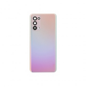Vitre arrière pour Oppo Reno5 4G Or avec lentille caméra