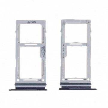 Tiroir SIM + SD pour Samsung Galaxy S10 / S10e / S10 + Noir Prisme