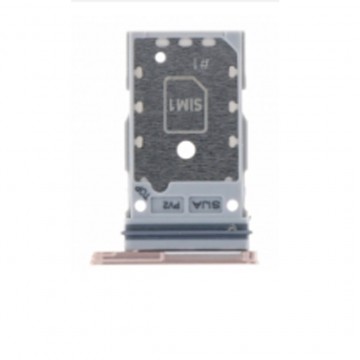 Tiroir carte sim pour Samsung Galaxy S22 5G/S22+ 5G Double carte Rose Or