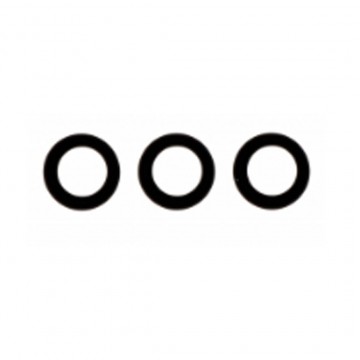 Lentille caméra arrière pour Samsung Galaxy S21 FE 5G G990 Noir 3pcs in one set