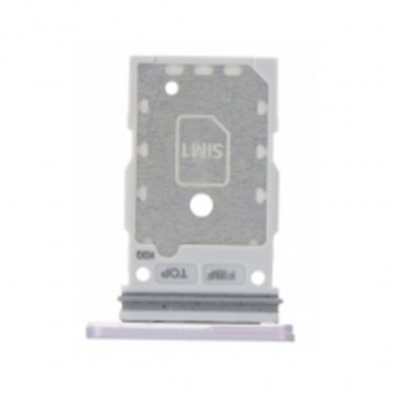 Tiroir carte Sim pour Samsung Galaxy S21 FE 5G G990 Double Carte Violet