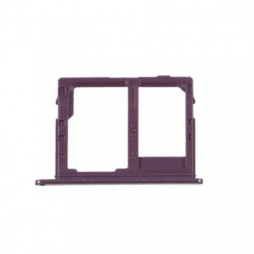 Tiroir double SIM / SD pour Samsung Galaxy J6 2018 (J600F) Violet