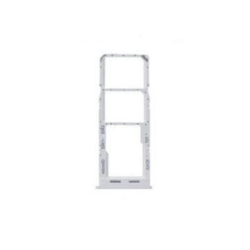 Tiroir Sim + SD pour Samsung Galaxy A13 A137 carte unique Blanc