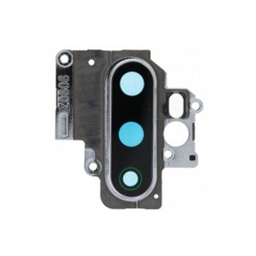 Lentille en verre caméra arrière(support&adhésive) pour  Oppo A5 2020 argenté