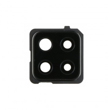 Lentille en verre caméra arrière pour Samsung Galaxy A42 5G Noir