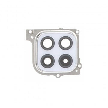 Lentille en verre caméra arrière pour Samsung Galaxy A22 5G Blanc