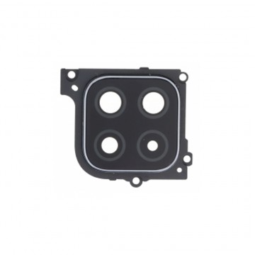 Lentille en verre caméra arrière pour Samsung Galaxy A22 5G Noir